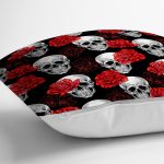 - realhomescomtr-K3695-2 - Realhomes Realhomes Etnik Motifli Dijital Baskılı Modern Yastık Kırlent Kılıfı Realhomes