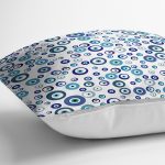 - realhomescomtr-K3706-2 - Realhomes Realhomes Nazar Boncuğu Motifli Dijital Baskılı Modern Yastık Kırlent Kılıfı Realhomes