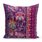 - realhomescomtr-K3708 - Realhomes Realhomes Etnik Motifli Dijital Baskılı Modern Yastık Kırlent Kılıfı Realhomes