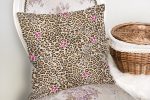 - realhomescomtr-K3712-1 - Realhomes Realhomes Leopar Motifli Dijital Baskılı Yastık Kırlent Kılıfı Realhomes