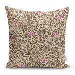 - realhomescomtr-K3712 - Realhomes Realhomes Leopar Motifli Dijital Baskılı Yastık Kırlent Kılıfı Realhomes
