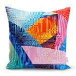 - realhomescomtr-K3716 - Realhomes  Realhomes Multi Renkler Dijital Baskılı Modern Yastık Kırlent Kılıfı Realhomes