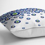 - realhomescomtr-K3717-2 - Realhomes Realhomes Nazar Boncuğu Motifli Dijital Baskılı Modern Yastık Kırlent Kılıfı Realhomes