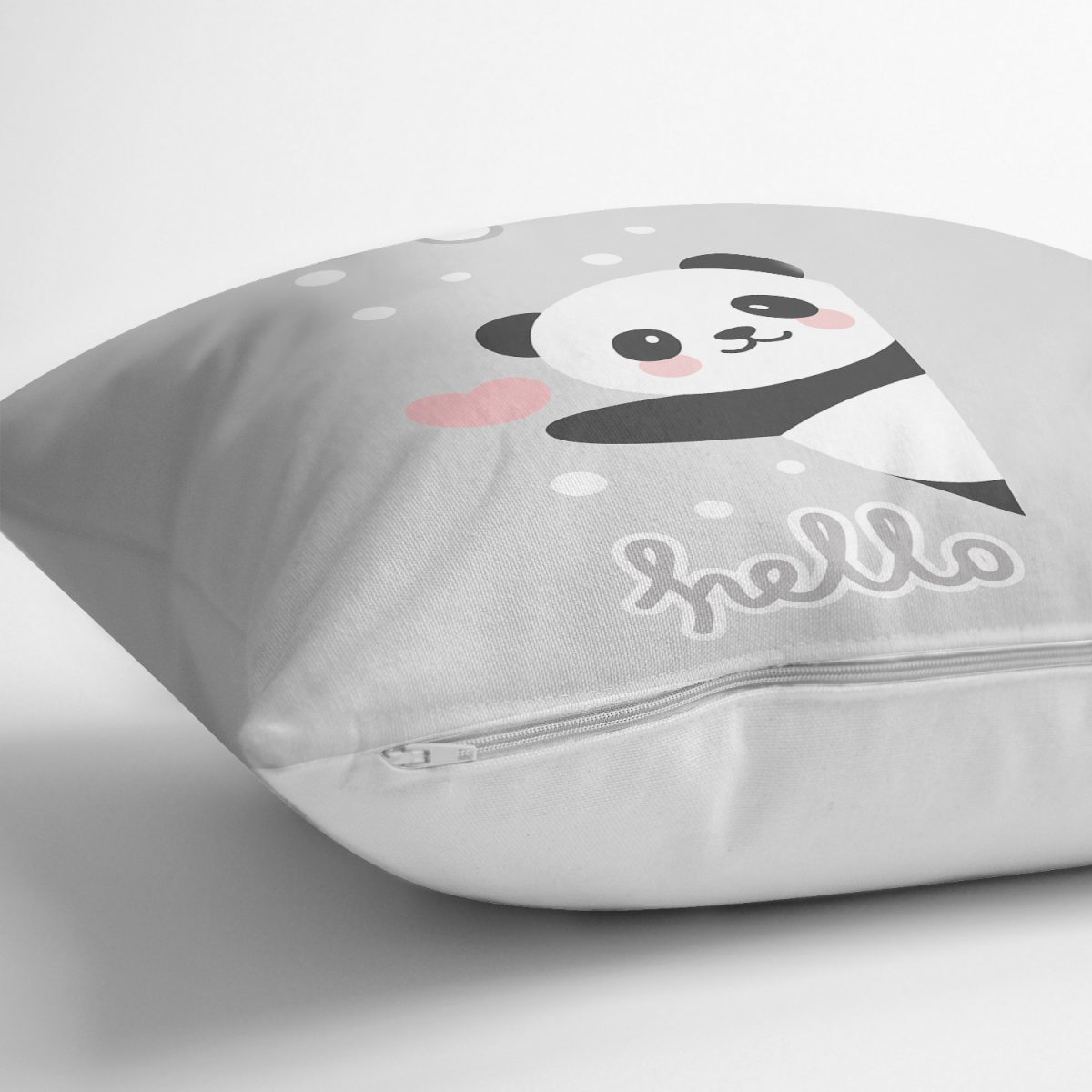Sevimli Panda Özel Tasarımlı Çocuk Odası Yastık Kırlent Kılıfı Realhomes