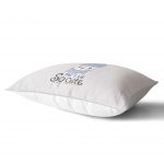 - Dik-4323-1 - Realhomes Gri Zeminde Sevimli Tavşan Motifli Çocuk Odası Dikdörtgen Yastık Kılıfı Realhomes