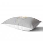 - Dik-4329-1 - Realhomes Gri Zeminde Magic Unicorn Tasarımlı Çocuk Odası Dikdörtgen Yastık Kılıfı Realhomes