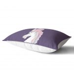 - Dik-4356-1 - Realhomes Baby Shower Unicorn At Tasarımlı Çocuk Odası Dikdörtgen Yastık Kılıfı Realhomes