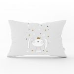 Hello Kedicik Özel Tasarımlı Bebek Odası Dikdörtgen Yastık Kılıfı Realhomes