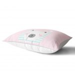 - Dik-4396-1 - Realhomes Yeşil Zeminde Sevimli Ayıcık Motifli Bebek Odası Dikdörtgen Yastık Kılıfı Realhomes