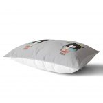 - Dik-4419-1 - Realhomes Pembe Zeminde Atkılı Ayıcık Desenli Bebek Odası Dikdörtgen Yastık Kılıfı Realhomes