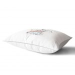 - Dik-4423-1 - Realhomes Pembe Zeminde Unicorn Motifli Bebek Odası Dikdörtgen Yastık Kılıfı Realhomes