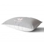 Pembe Zeminde Uçan Fil Desenli Bebek Odası Dikdörtgen Yastık Kılıfı Realhomes