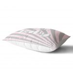 Mavi Zeminli Hello Baby Motifli Bebek Odası Dikdörtgen Yastık Kılıfı Realhomes