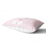 - Dik-4462-1 - Realhomes Baby Shower Fil Desenli Dijital Baskılı Bebek Odası Dikdörtgen Yastık Kılıfı Realhomes