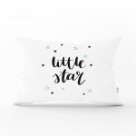 Gri Zeminde Wellcome Baby Tasarımlı Bebek Odası Dikdörtgen Yastık Kılıfı Realhomes