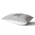 - Dik-4482-1 - Realhomes Beyaz Zeminde Little Star Yıldız Tasarımlı Bebek Odası Dikdörtgen Yastık Kılıfı Realhomes