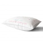 - Dik-4514-1 - Realhomes Pembe Zeminli Tavşan Desenli Bebek Odası Dikdörtgen Yastık Kılıfı Realhomes