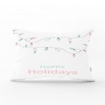 - Dik-4514 - Realhomes Pembe Zeminli Tavşan Desenli Bebek Odası Dikdörtgen Yastık Kılıfı Realhomes