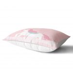 - Dik-4547-1 - Realhomes Mavi Çizgili Bebek Arabası Motifli Bebek Odası Dikdörtgen Yastık Kılıfı Realhomes