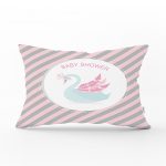 - Dik-4572 - Realhomes Gri Zeminde Wellcome Little One Yazılı Özel Tasarım Çocuk Odası Dikdörtgen Yastık Kılıfı Realhomes