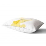 - Dik-4594-1 - Realhomes Gri Zeminde Leylek Motifli Dijital Baskılı Çocuk Odası Dikdörtgen Yastık Kılıfı Realhomes