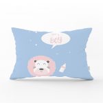 - Dik-4645 - Realhomes RealHomes Özel Tasarımlı Dijital Baskılı Çocuk Odası Dikdörtgen Yastık Kırlent Kılıfı Realhomes