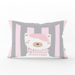 - Dik-4670 - Realhomes RealHomes Özel Tasarımlı Dijital Baskılı Çocuk Odası Dikdörtgen Yastık Kırlent Kılıfı Realhomes