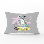 - Dik-4682 - Realhomes RealHomes Özel Tasarımlı Dijital Baskılı Çocuk Odası Dikdörtgen Yastık Kırlent Kılıfı Realhomes