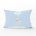 - Dik-4713 - Realhomes RealHomes Özel Tasarımlı Dijital Baskılı Çocuk Odası Dikdörtgen Yastık Kırlent Kılıfı Realhomes