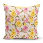 - realhomescomtr-K3733 - Realhomes  Realhomes Spring Özel Tasarım Dijital Baskılı Modern Yastık Kırlent Kılıfı Realhomes