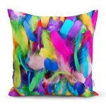 - realhomescomtr-K3759 - Realhomes Realhomes Multi Renkler Dijital Baskılı Modern Yastık Kırlent Kılıfı Realhomes