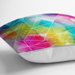 - realhomescomtr-K3761-2 - Realhomes  Realhomes Renkli Mozaik Motifli  Dijital Baskılı Modern Yastık Kırlent Kılıfı Realhomes