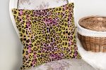 - realhomescomtr-K3767-1 - Realhomes Realhomes Leopar Motifli Dijital Baskılı Yastık Kırlent Kılıfı Realhomes