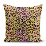 - realhomescomtr-K3767 - Realhomes Realhomes Leopar Motifli Dijital Baskılı Yastık Kırlent Kılıfı Realhomes
