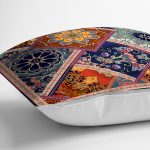 - realhomescomtr-K3769-2 - Realhomes  Realhomes Etnik Motifli Dijital Baskılı Modern Yastık Kırlent Kılıfı Realhomes