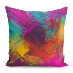 Realhomes Multi Colar Dijital Baskılı Modern Yastık Kırlent Kılıfı Realhomes
