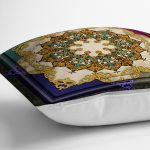 Realhomes Damask Motifli Özel Tasarım Dijital Baskılı Modern Yastık Kırlent Kılıfı Realhomes