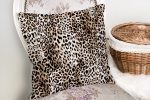 - realhomescomtr-K3791-1 - Realhomes  Realhomes Leopar Motifli Dijital Baskılı Yastık Kırlent Kılıfı Realhomes