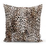 - realhomescomtr-K3791 - Realhomes  Realhomes Leopar Motifli Dijital Baskılı Yastık Kırlent Kılıfı Realhomes