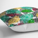 - realhomescomtr-K3804-2 - Realhomes  Realhomes Renkli yapraklar Dijital Baskılı Modern Yastık Kırlent Kılıfı Realhomes