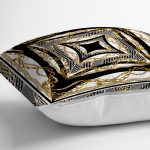 - realhomescomtr-K3806-2 - Realhomes Realhomes Zincir Motifli Dijital Baskılı Modern Yastık Kırlent Kılıfı Realhomes