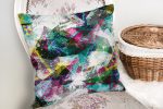 - realhomescomtr-K3820-1 - Realhomes  Realhomes Renkli Mozaik Motifli  Dijital Baskılı Modern Yastık Kırlent Kılıfı Realhomes