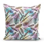 - realhomescomtr-K3827 - Realhomes Realhomes Renkli Tüyler Dijtal Baskılı Modern Yastık Kırlent Kılıfı Realhomes