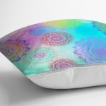 - realhomescomtr-K3828-2 - Realhomes Realhomes Renkli Fraktal Motifli Dijital Baskılı Modern Yastık Kırlent Kılıfı Realhomes