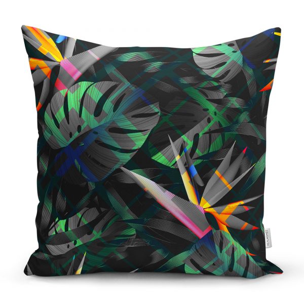 - realhomescomtr-K3829 - Realhomes  Realhomes Butterfly Dijital Baskılı Modern Yastık Kırlent Kılıfı Realhomes