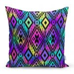 - realhomescomtr-K3838 - Realhomes Realhomes Baklava Desenli Özel Tasarım Dijital Baskılı Modern Yastık Kırlent Kılıfı Realhomes