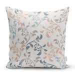 - realhomescomtr-K3845 - Realhomes Realhomes Krem Zeminli Özel Tasarım Dijital Baskılı Modern Yastık Kırlent Kılıfı Realhomes