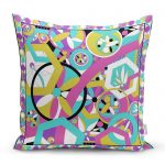 - realhomescomtr-K3847 - Realhomes Realhomes Renkli Desenler Dijtal Baskılı Modern Yastık Kırlent Kılıfı Realhomes