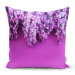- realhomescomtr-K3848 - Realhomes Realhomes Mor Çiçek Motifli Dijital Baskılı Modern Yastık Kırlent Kılıfı Realhomes