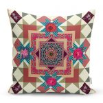 - realhomescomtr-K3866 - Realhomes  Realhomes Etnik Motifli Özel Tasarım Dijital Baskılı Modern Yastık Kırlent Kılıfı Realhomes